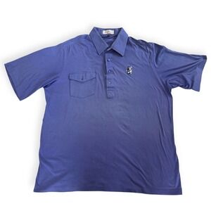 Vintage Titleist Collection‎ Golf Polo XXL Made in Japan Purple Mickey Embroid